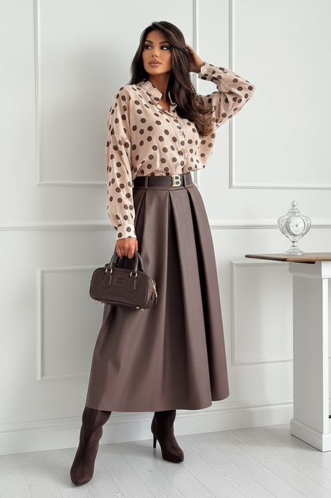 Suknja AMOLEFA BROWN - Suknje | Ivet.HR Suknja AMOLEFA BROWN, Boja: smeđa, IVET.HR - MODERNA ODJEĆA