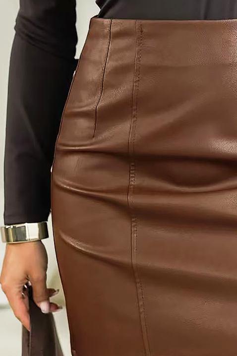 Suknja PREVELDA BROWN - Suknje | Ivet.HR Suknja PREVELDA BROWN, Boja: smeđa, IVET.HR - MODERNA ODJEĆA