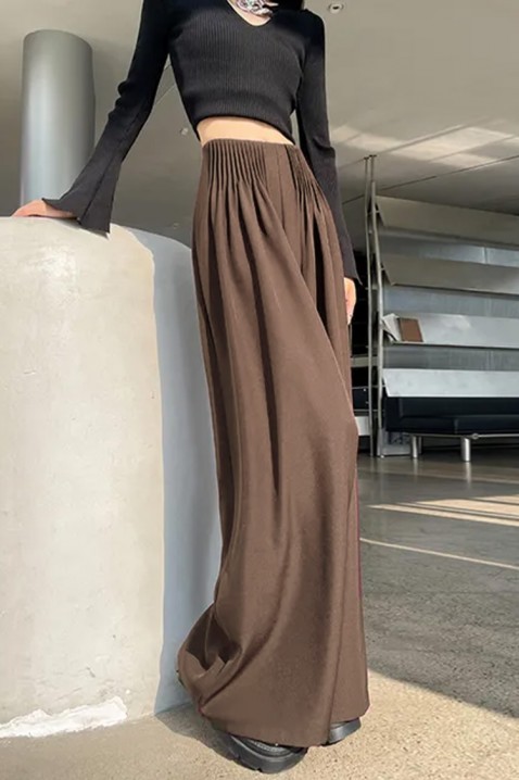 Hlače ZIBALDA BROWN - Hlače | Ivet.HR Hlače ZIBALDA BROWN, Boja: smeđa, IVET.HR - MODERNA ODJEĆA