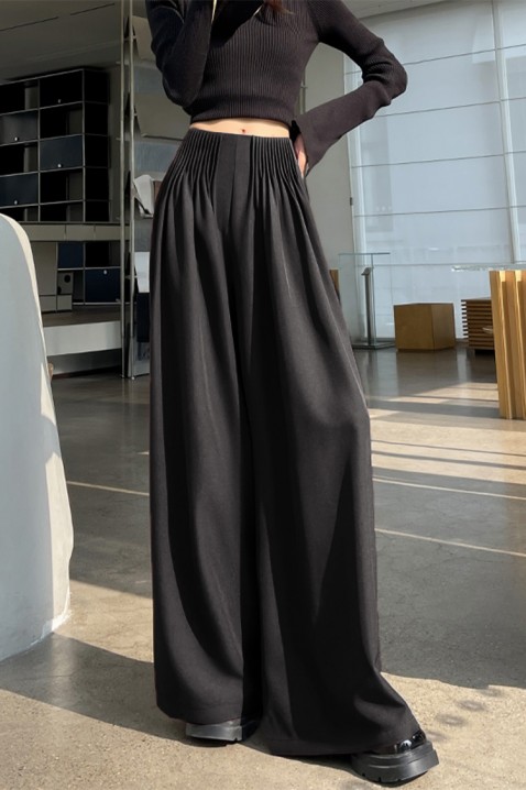 Hlače ZIBALDA BLACK - Hlače | Ivet.HR Hlače ZIBALDA BLACK, Boja: crna, IVET.HR - MODERNA ODJEĆA