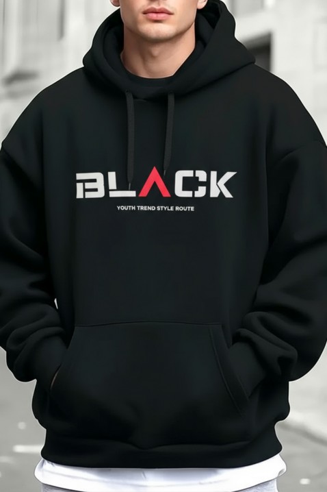 Muška dukserica VORENZO, Boja: crna, IVET.HR - MODERNA ODJEĆA