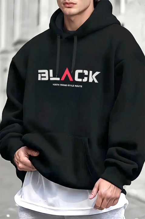 Muška dukserica VORENZO, Boja: crna, IVET.HR - MODERNA ODJEĆA