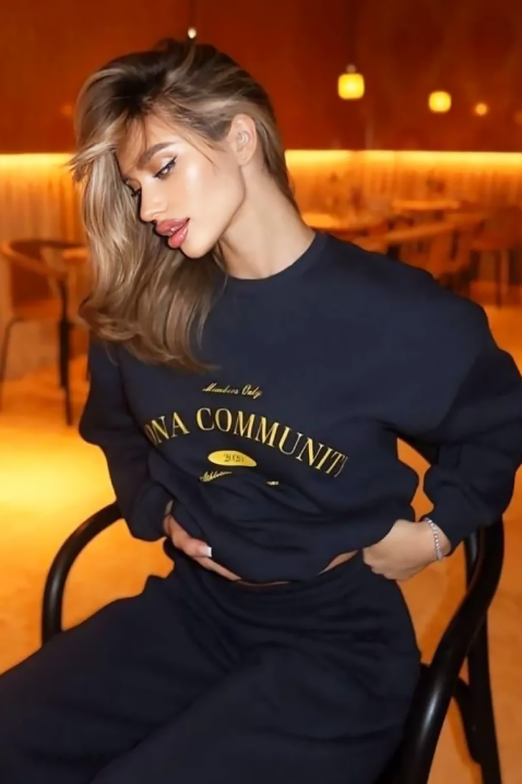 Komplet PRESLINDA NAVY - Kompleti za svakodnevni look | Ivet.HR Komplet PRESLINDA NAVY, Boja: tamnoplava, IVET.HR - MODERNA ODJEĆA