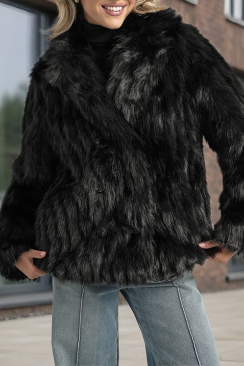 Kaput DORONTENZA BLACK - Kaputi | Ivet.HR Kaput DORONTENZA BLACK, Boja: crna, IVET.HR - MODERNA ODJEĆA