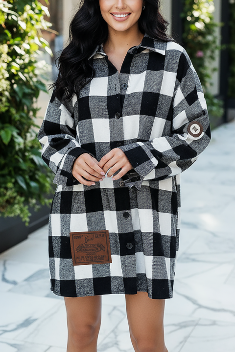 Ženska košulja KLARINDA - Košulje | Ivet.HR Ženska košulja KLARINDA, Boja: crna i bijela, IVET.HR - MODERNA ODJEĆA