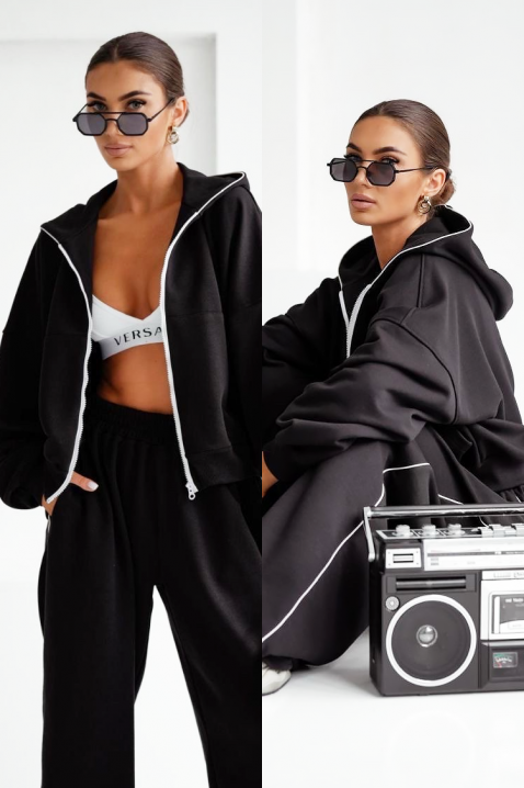 Komplet FITRELA BLACK - Kompleti za svakodnevni look | Ivet.HR Komplet FITRELA BLACK, Boja: crna, IVET.HR - MODERNA ODJEĆA