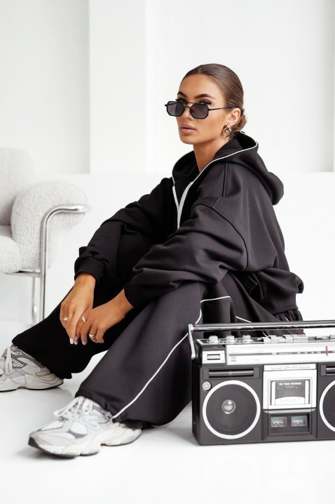 Komplet FITRELA BLACK - Kompleti za svakodnevni look | Ivet.HR Komplet FITRELA BLACK, Boja: crna, IVET.HR - MODERNA ODJEĆA