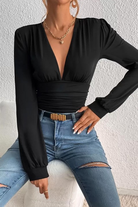 Bodi - bluza OMAYANA BLACK, Boja: crna, IVET.HR - MODERNA ODJEĆA