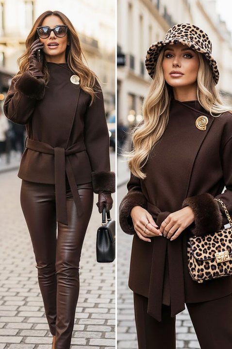 Kaput BLOFLINDA BROWN - Kaputi | Ivet.HR Kaput BLOFLINDA BROWN, Boja: smeđa, IVET.HR - MODERNA ODJEĆA