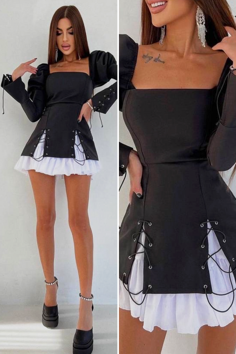 Haljina TREBINISA - Kratke haljine | Ivet.HR Haljina TREBINISA, Boja: crna, IVET.HR - MODERNA ODJEĆA