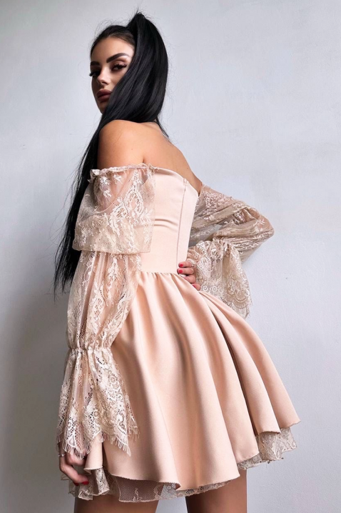 Haljina HLONDINA PUDRA - Kratke haljine | Ivet.HR Haljina HLONDINA PUDRA, Boja: pudera, IVET.HR - MODERNA ODJEĆA