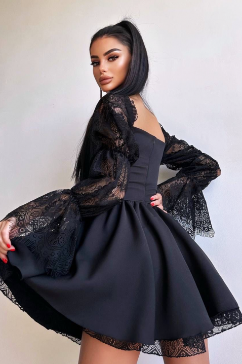 Haljina HLONDINA BLACK - Kratke haljine | Ivet.HR Haljina HLONDINA BLACK, Boja: crna, IVET.HR - MODERNA ODJEĆA