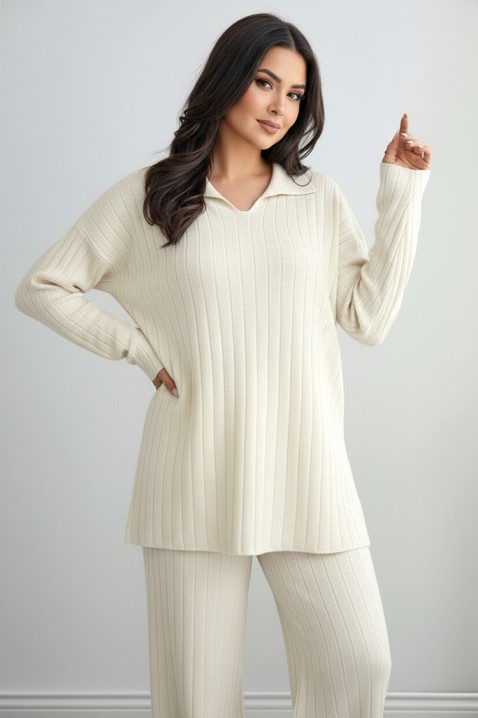 Komplet MAKSINA ECRU - Kompleti za svakodnevni look | Ivet.HR Komplet MAKSINA ECRU, Boja: drap, IVET.HR - MODERNA ODJEĆA