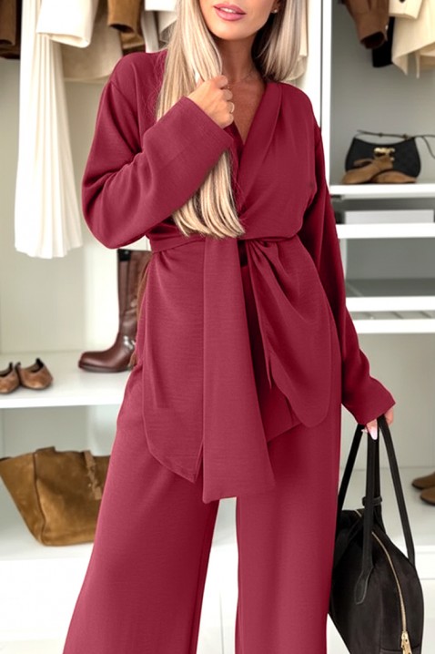 Komplet GOLZARFA BORDO, Boja: bordo, IVET.HR - MODERNA ODJEĆA