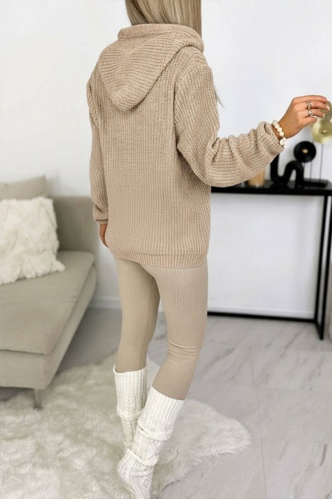 Dukserica TRAMELFA BEIGE, Boja: bež, IVET.HR - MODERNA ODJEĆA