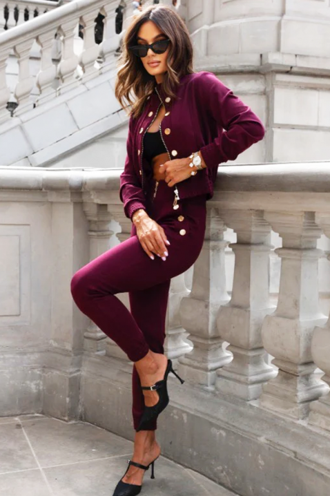 Komplet BENSEMA BORDO - Kompleti za svakodnevni look | Ivet.HR Komplet BENSEMA BORDO, Boja: bordo, IVET.HR - MODERNA ODJEĆA