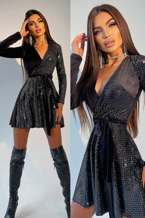 Haljina ANBERSA - Kratke haljine | Ivet.HR Haljina ANBERSA, Boja: crna, IVET.HR - MODERNA ODJEĆA