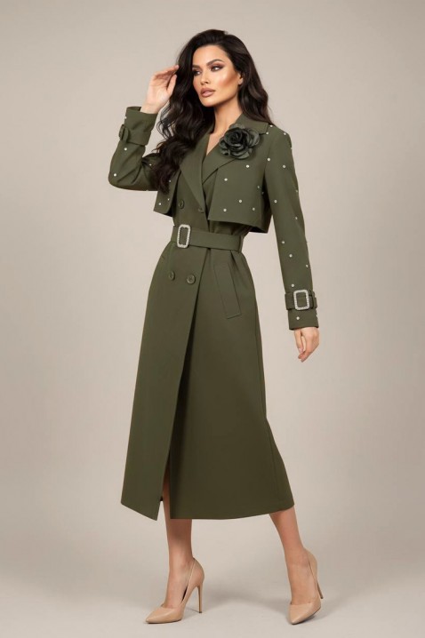 Trench kaput RODILDA KHAKI - Poseban odabir | Ivet.HR Trench kaput RODILDA KHAKI, Boja: kaki, IVET.HR - MODERNA ODJEĆA