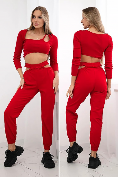 Komplet RADELVA RED - Kompleti za svakodnevni look | Ivet.HR Komplet RADELVA RED, Boja: crvena, IVET.HR - MODERNA ODJEĆA