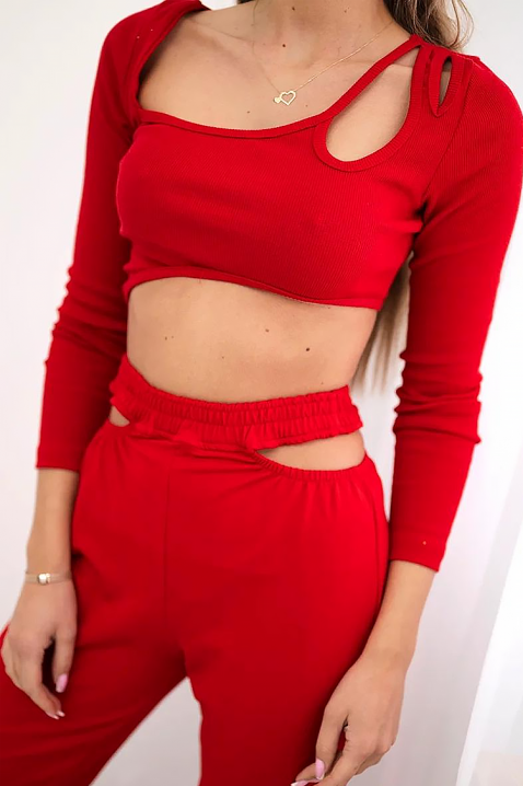 Komplet RADELVA RED - Kompleti za svakodnevni look | Ivet.HR Komplet RADELVA RED, Boja: crvena, IVET.HR - MODERNA ODJEĆA