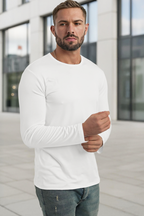 Muška bluza GLOMERZO WHITE - Bluze | Ivet.HR Muška bluza GLOMERZO WHITE, Boja: bijela, IVET.HR - MODERNA ODJEĆA