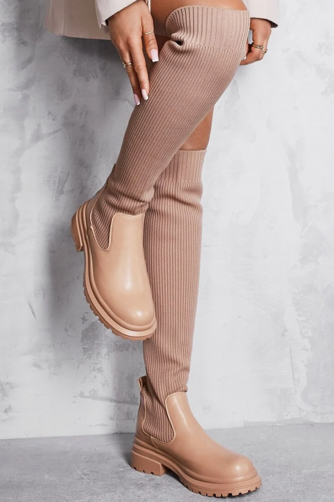 Čizme AMORINDA, Boja: bež, IVET.HR - MODERNA ODJEĆA