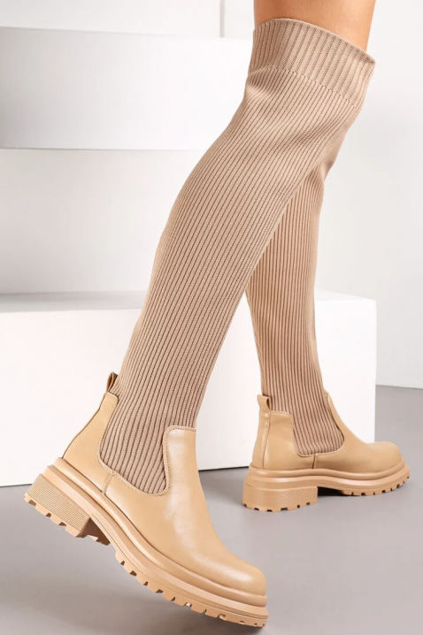 Čizme AMORINDA, Boja: bež, IVET.HR - MODERNA ODJEĆA