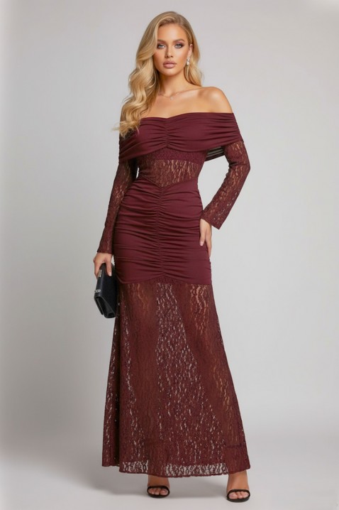 Haljina UNDRENZA BORDO - Duge haljine | Ivet.HR Haljina UNDRENZA BORDO, Boja: bordo, IVET.HR - MODERNA ODJEĆA