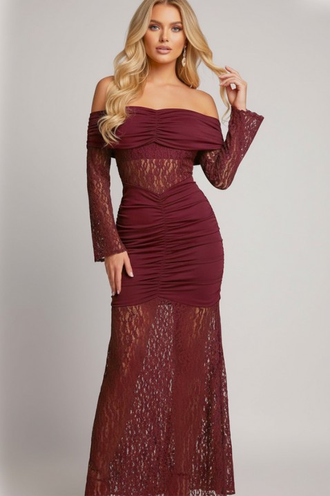 Haljina UNDRENZA BORDO - Duge haljine | Ivet.HR Haljina UNDRENZA BORDO, Boja: bordo, IVET.HR - MODERNA ODJEĆA