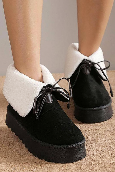 Ženske gležnjače ABESINA, Boja: crna, IVET.HR - MODERNA ODJEĆA