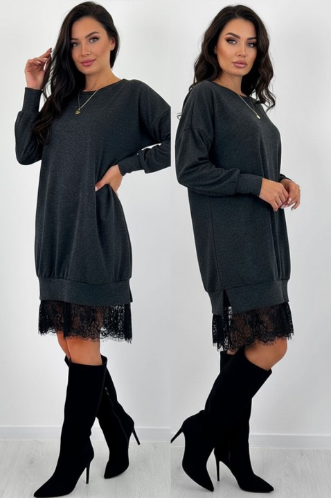 Haljina MONSOVA - Kratke haljine | Ivet.HR Haljina MONSOVA, Boja: grafitna, IVET.HR - MODERNA ODJEĆA