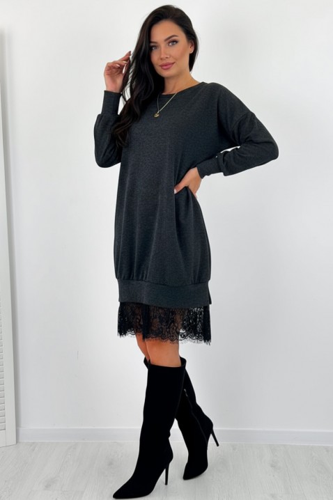 Haljina MONSOVA - Kratke haljine | Ivet.HR Haljina MONSOVA, Boja: grafitna, IVET.HR - MODERNA ODJEĆA