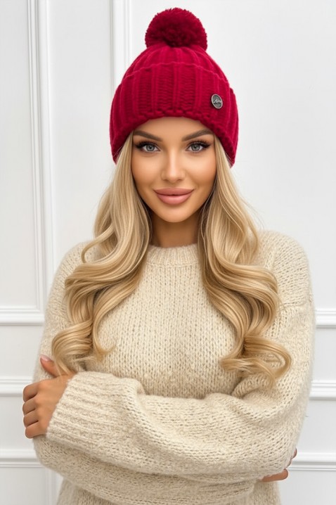 Kapa LEILONZA RED, Boja: crvena, IVET.HR - MODERNA ODJEĆA