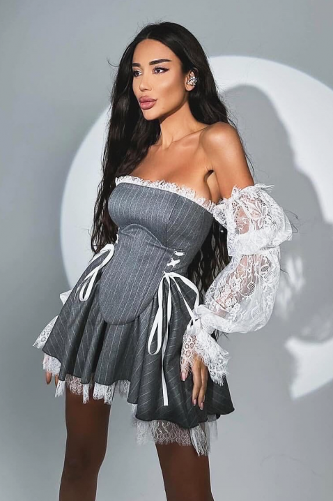 Haljina VIRZOLA, Boja: siva, IVET.HR - MODERNA ODJEĆA