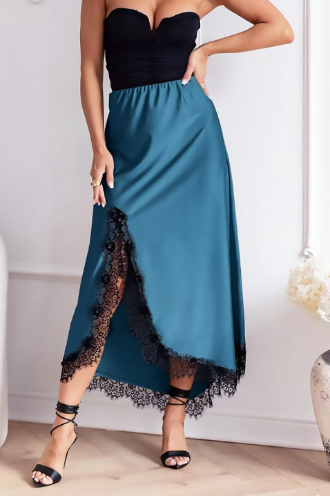 Suknja DANTELDA PETROL, Boja: petrolej, IVET.HR - MODERNA ODJEĆA