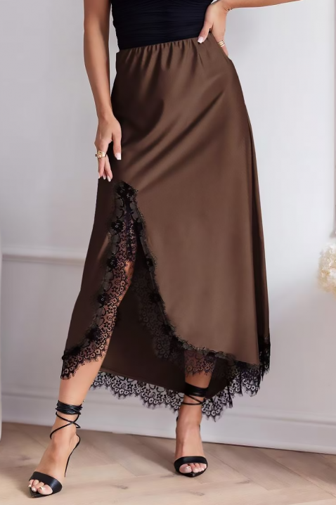 Suknja DANTELDA BROWN, Boja: crna, IVET.HR - MODERNA ODJEĆA