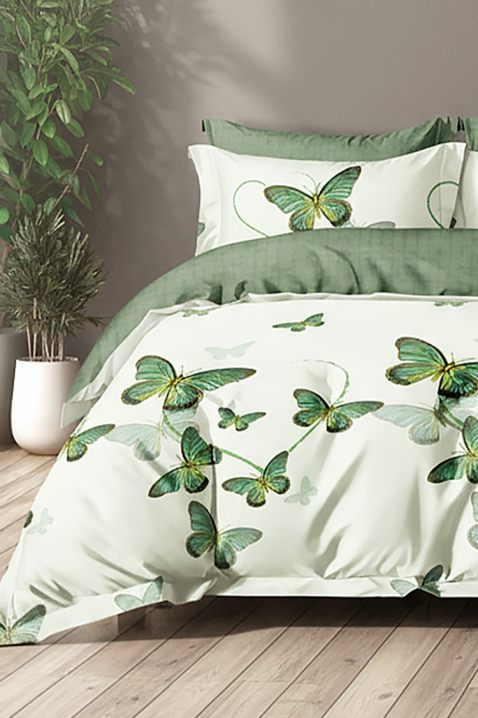 Komplet posteljina DIONERY 200x220 cm pamuk - 4 dijela, Boja: zelena, IVET.HR - MODERNA ODJEĆA