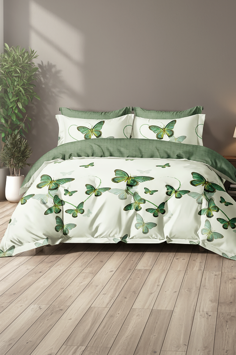 Komplet posteljina DIONERY 200x220 cm pamuk - 4 dijela, Boja: zelena, IVET.HR - MODERNA ODJEĆA