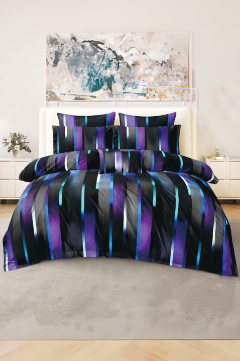 Komplet posteljina TRIONESY 200x220 cm pamuk - 4 dijela, Boja: višebojna, IVET.HR - MODERNA ODJEĆA