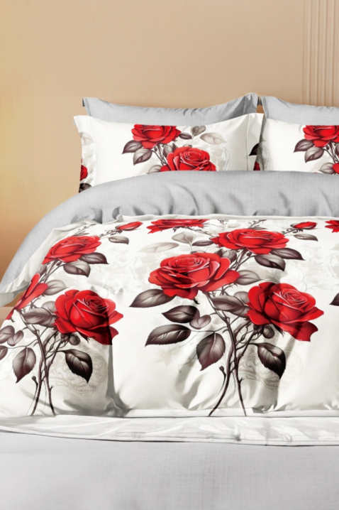 Komplet posteljina MIOGELY 200x220 cm pamuk - 4 dijela, Boja: bijela, IVET.HR - MODERNA ODJEĆA