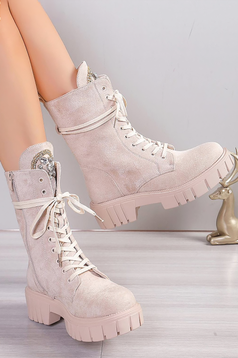 Ženske čizme MANTELORA, Boja: bež, IVET.HR - MODERNA ODJEĆA