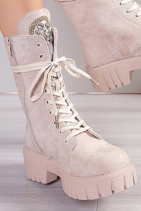 Ženske čizme MANTELORA, Boja: bež, IVET.HR - MODERNA ODJEĆA