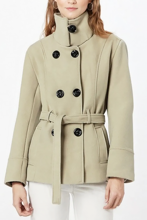 Kaput BLENZINA ECRU, Boja: drap, IVET.HR - MODERNA ODJEĆA