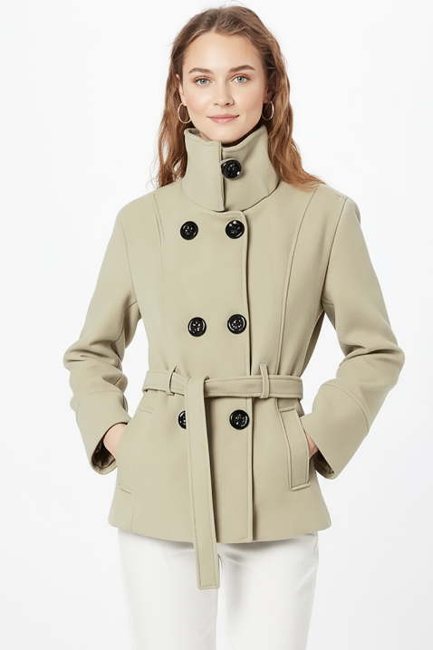 Kaput BLENZINA ECRU, Boja: drap, IVET.HR - MODERNA ODJEĆA