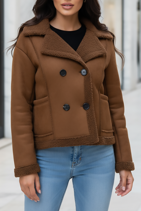 Jakna TORMELDA BROWN, Boja: smeđa, IVET.HR - MODERNA ODJEĆA