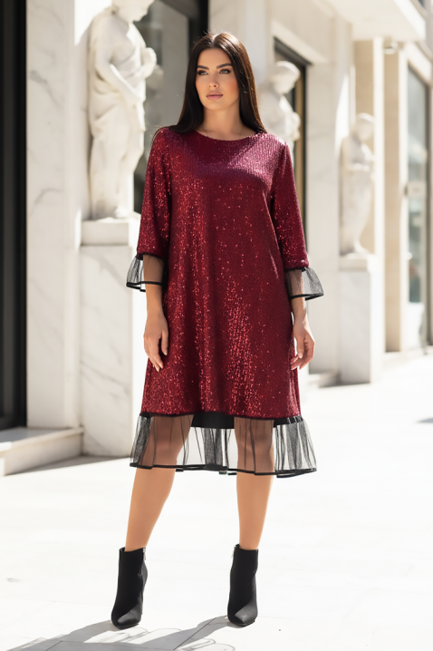 Haljina MESIONA RED, Boja: crvena, IVET.HR - MODERNA ODJEĆA