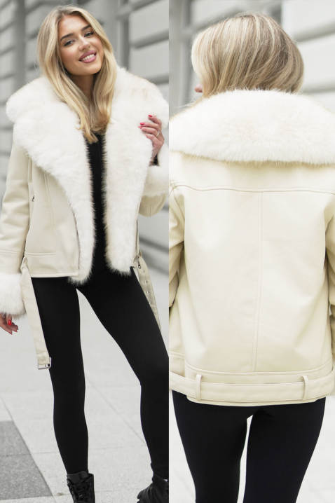 Jakna DAROLSA ECRU, Boja: drap, IVET.HR - MODERNA ODJEĆA