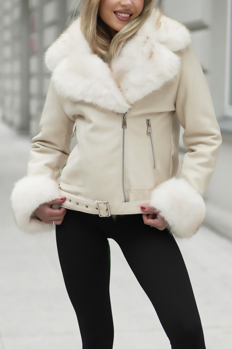 Jakna DAROLSA ECRU, Boja: drap, IVET.HR - MODERNA ODJEĆA