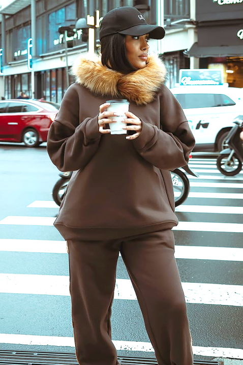 Komplet RODIPA BROWN, Boja: smeđa, IVET.HR - MODERNA ODJEĆA