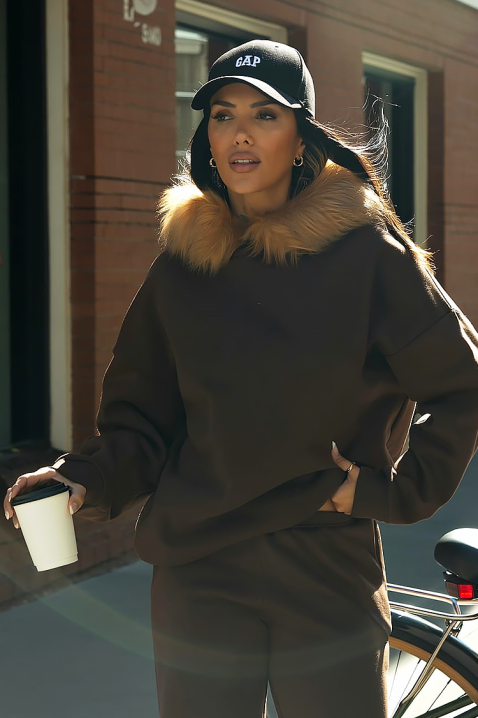 Komplet RODIPA BROWN, Boja: smeđa, IVET.HR - MODERNA ODJEĆA